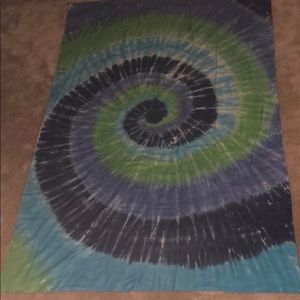 Tie-dye tapestry